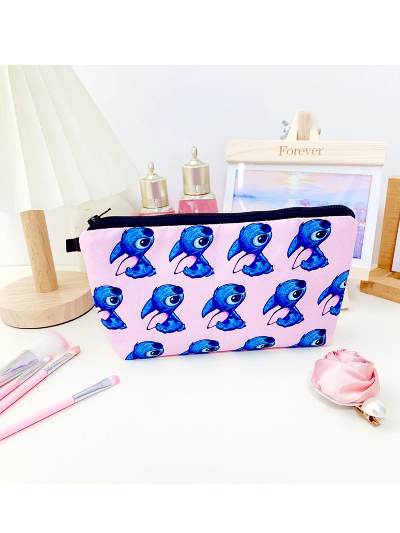 MINISO Stitch Children's Lunch Bag Primary School Lunch Box Bag Children's Best Gift Cartoon Mochila Best Gift for Children