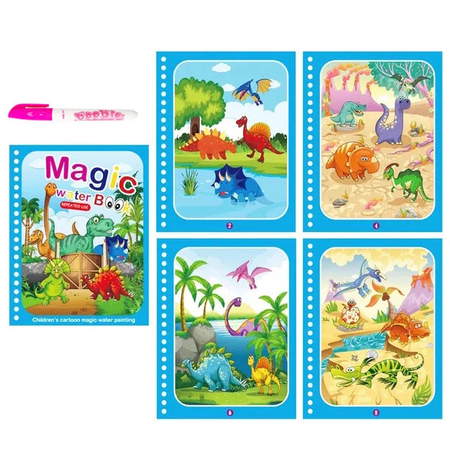 Montessori Toys Magic Water Drawing Book Kids Educational Games Paintings Children Coloring for Babies From 1 Year to 3 Toys