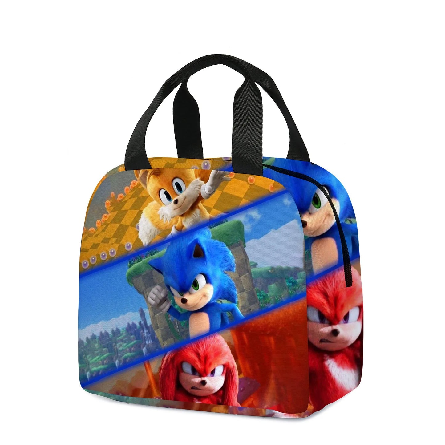 Sonic with Compartments Primary and Middle Students Schoolbag Sport Backpack Boy Girls Anime kawaii Cartoon School Bag Mochila